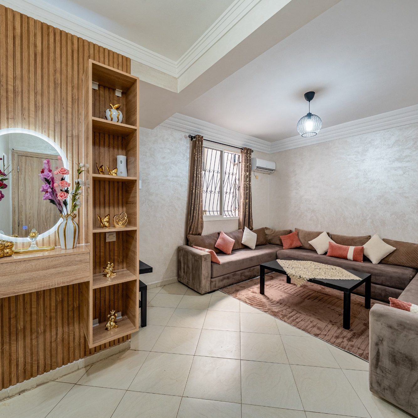 Appartement La Perle d'Abwab - 2 Chambres Appartement de standing avec 2 chambres offrant confort moderne et sérénité dans la résidence Abwab Marrakech.